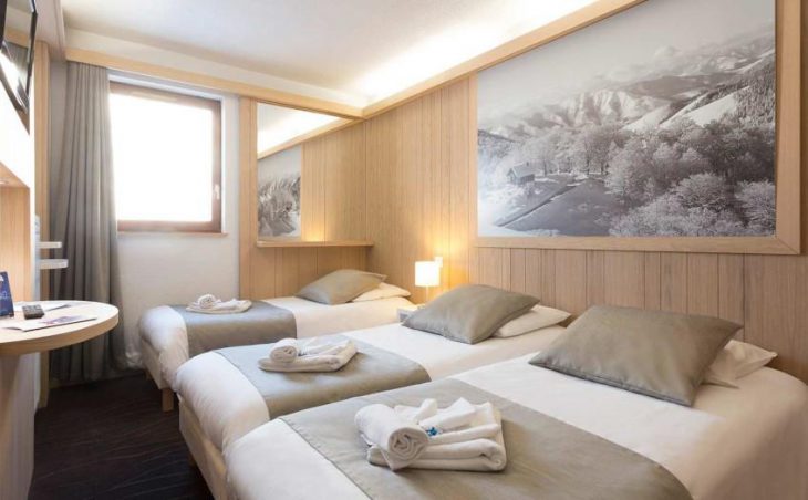 Hotel Les Bergers, Alpe d'Huez, Triple Bedroom